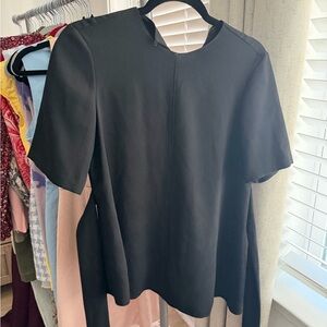 Zara S Belted Black Women's Top